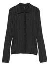 Twinset Button-up Cardigan In Gray
