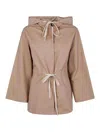 Twinset Twin-set Caban Jacket In Brown