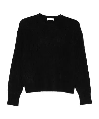 TWINSET CABLE-KNIT CREW-NECK TOP