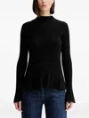 Twinset Cable-knit Jumper In Black
