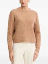 Twinset Cable-knit Sweater In Neutral