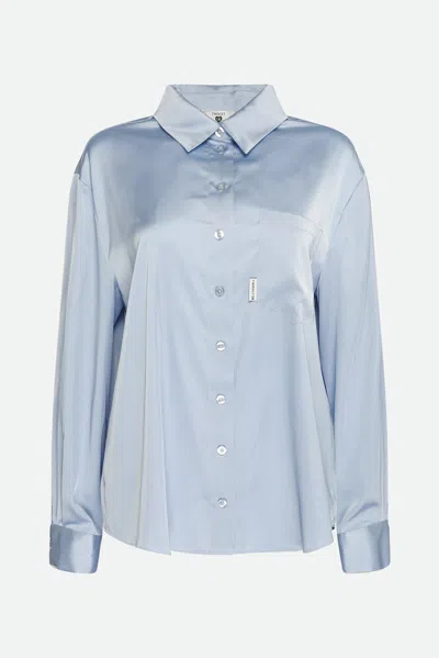 Twinset Camicia Azzurra In Azzurro