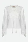 Twinset Camicia Bianca In White