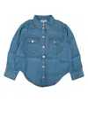 Twinset Twin-set Camicia Denim In Blue