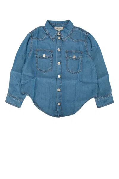 Twinset Twin-set Camicia Denim In Blue