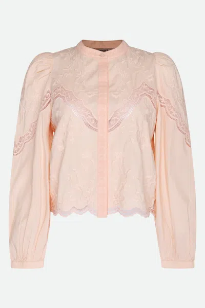 Twinset Long-sleeved Shirt In Pink