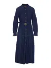Twinset Denim Shirt With Frontal Buttons Closure In Blue