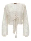 Twinset Twin Set 'neve' Shirt In White