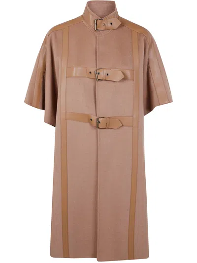 Twinset Cape In Brown