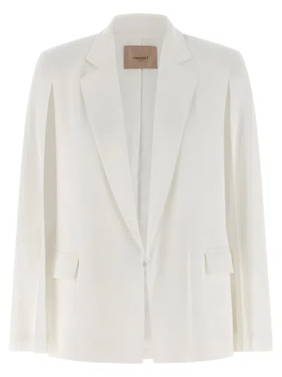 TWINSET CAPE SLEEVE BLAZER