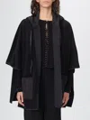 Twinset Cape  Woman Color Black In Black
