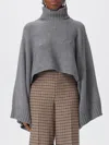 Twinset Cape  Woman Color Grey In Gray