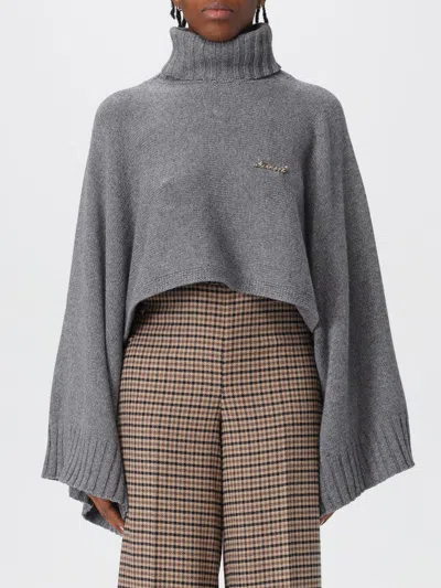 Twinset Cape  Woman Color Grey In Gray