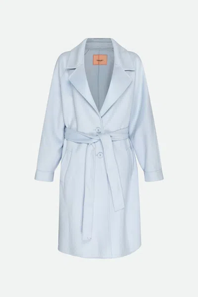 Twinset Cappotto Azzurro In Blu