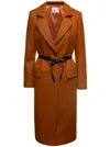 Twinset Coats & Jackets In Brown