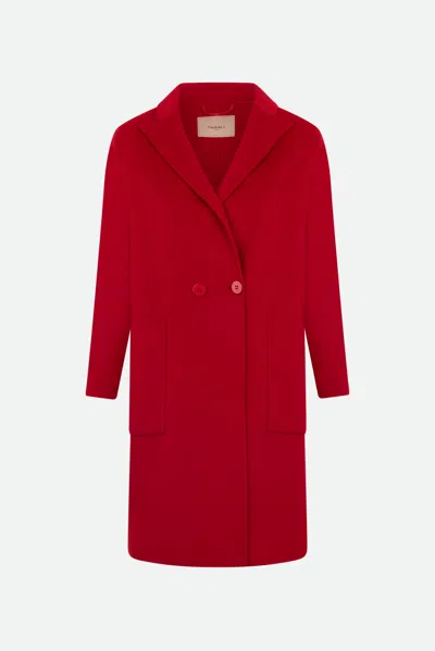 Twinset Cappotto Rosso