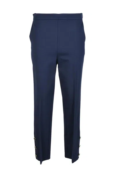 Twinset Capri High-waist Trousers - Blue