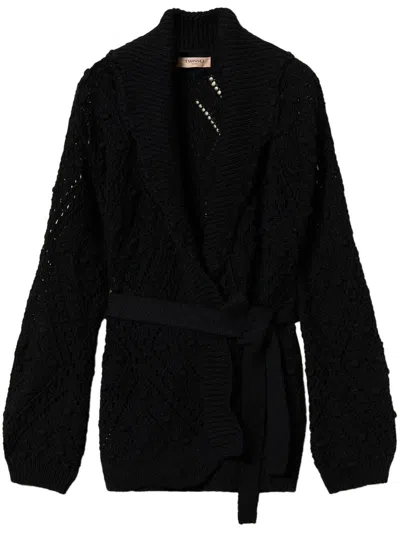 Twinset Cardigan In Black