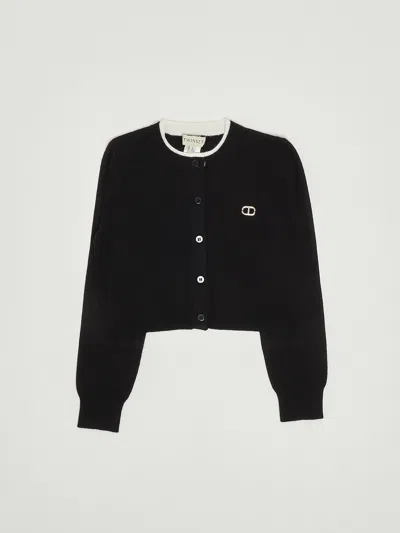 Twinset Cardigan Cardigan In Black