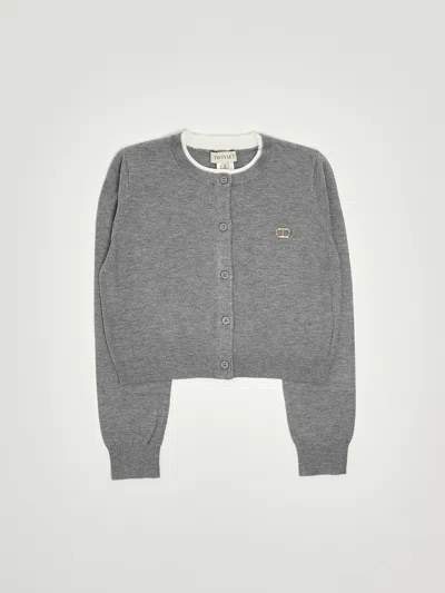 Twinset Cardigan Cardigan In Gray