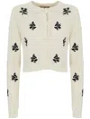 Twinset Embroidered Knitted Cardigan