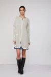 Twinset Cardigan Felpato Bianco In Bianco