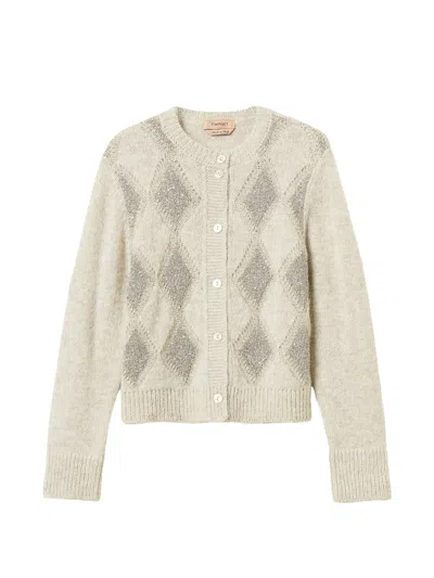 Twinset Cardigan In Grigio