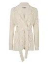 Twinset Twin-set Belted Knitted Cardigan