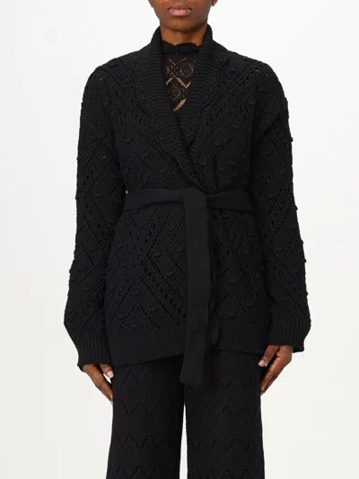 TWINSET CARDIGAN TWINSET WOMAN COLOR BLACK,G77969002