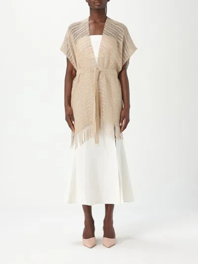 TWINSET CARDIGAN TWINSET WOMAN COLOR CREAM,427045078