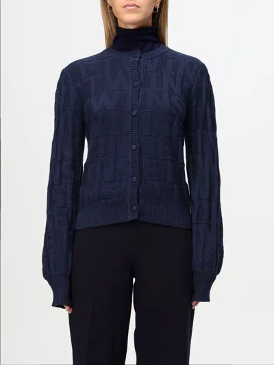 Twinset Cardigan  Woman Color Indigo In Indigo