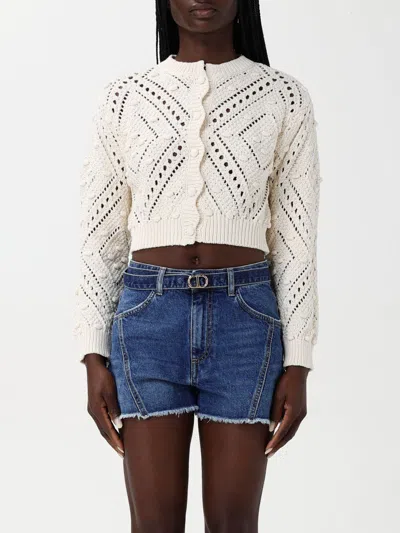 TWINSET CARDIGAN TWINSET WOMAN COLOR NATURAL,G56436067