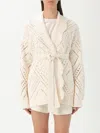 Twinset Cardigan  Woman Color White In Neutral