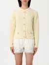 Twinset Cardigan  Woman Color Yellow Cream In Yellow