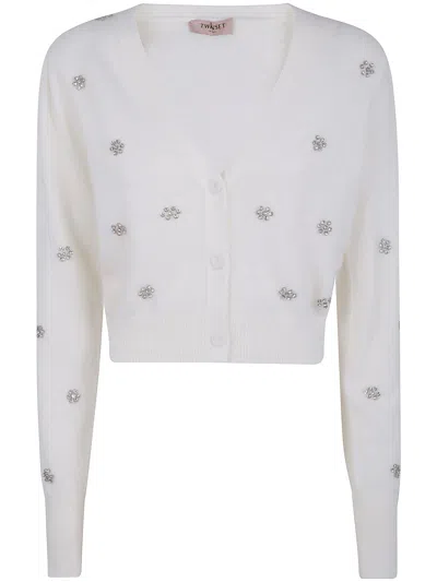 Twinset Cardigan In White