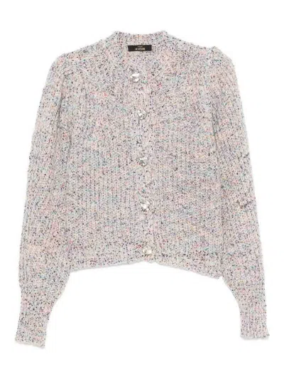TWINSET CARDIGAN WITH BALLOON SLEEVES