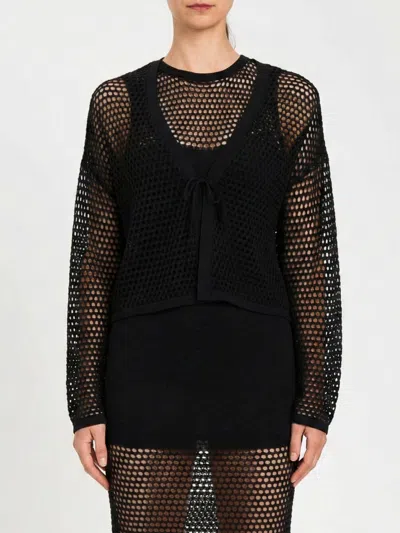 Twinset Cardigan Woman  In Black