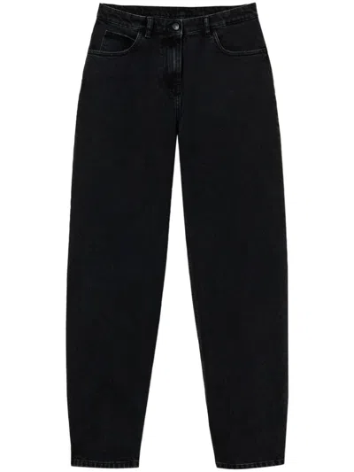 Twinset Carrot Fit Jeans In Black