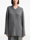 Twinset Cashmere-blend Jumper In Gray