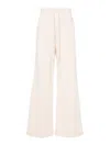 Twinset Palazzo Track Trousers In White