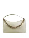 Twinset Chain-embellished Shoulder Bag In Neutral