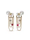 Twinset Chain-link Earrings In Gold