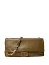 Twinset Structured Handbag With Sleek Silhouette In Brown