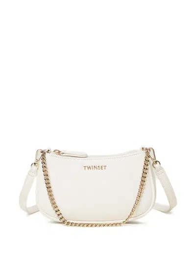 Twinset Kids' Chain Shoulder Bag In Orange