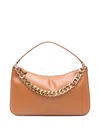 Twinset Chain-strap Shoulder Bag In Brown