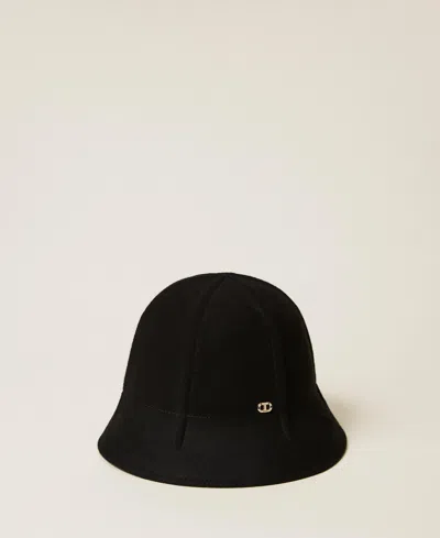 Twinset Chapeau En Drap De Laine