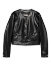 Twinset Cropped Jacket In Black