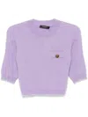 Twinset Charlotte Sweater In Purple