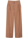 Twinset Check Pattern Palazzo Trousers In Neutrals