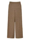 Twinset Checked Button-fastening Trousers In Multi